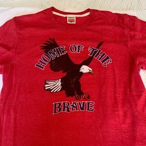 Homage “Home of the Brave” USA Bald Eagle t shirt